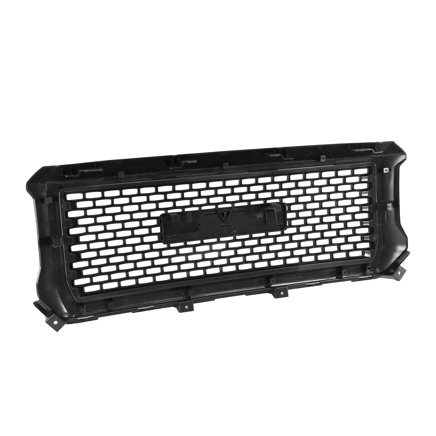 Front Upper Bumper Grille Matte Black For GMC Sierra 1500 2014 2015 Denali Style