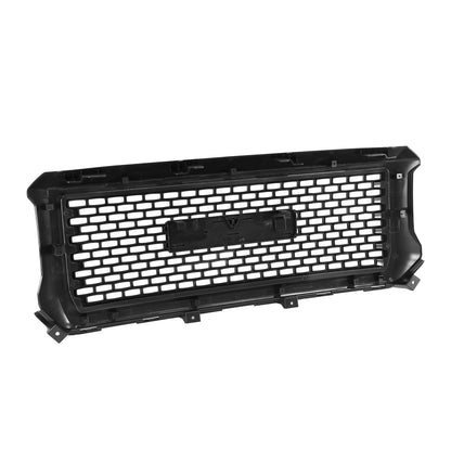 Front Upper Bumper Grille Matte Black For GMC Sierra 1500 2014 2015 Denali Style
