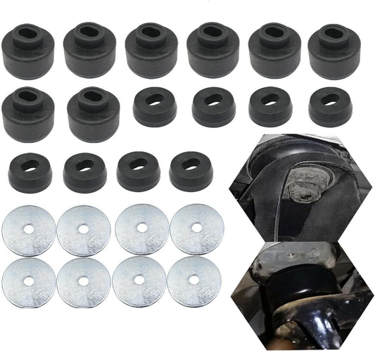 7-141-BL Body and Cab Mount Bushing Kit For 1999-2014 Chevy Silverado GMC Sierra