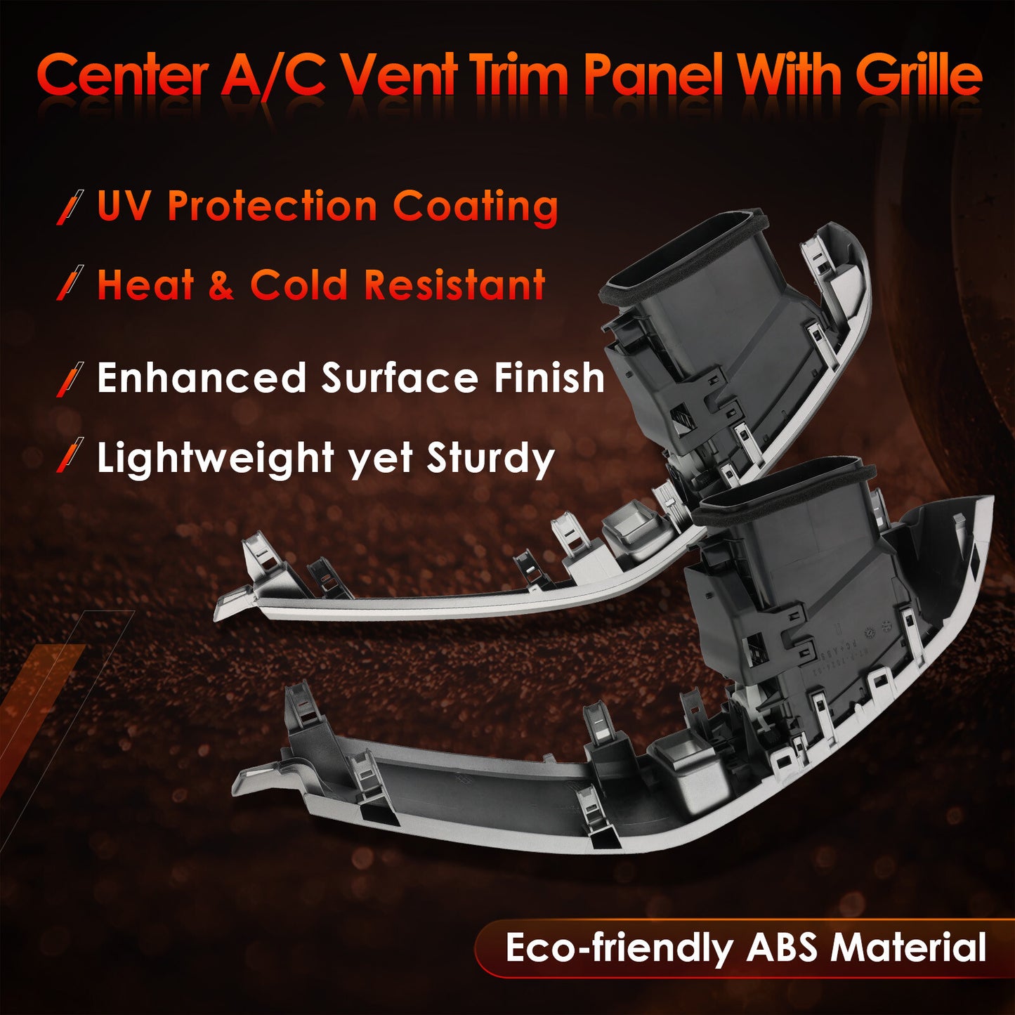 Instrument Air Vent Finish Panel Garnish For 2003-2009 Toyota Land Cruiser Lexus