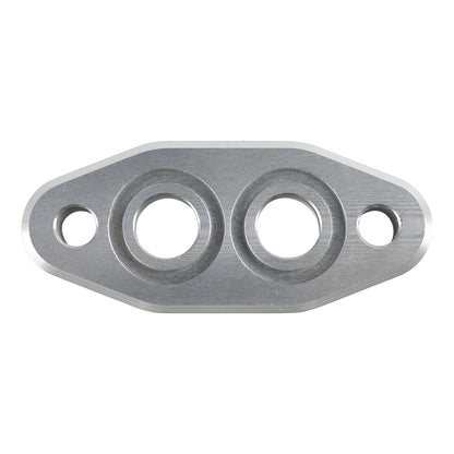 2 Pack Oil Cooler Adapter -6AN ORB Oring In/Out Port Plate LS1 LSX LS3 LS LS2
