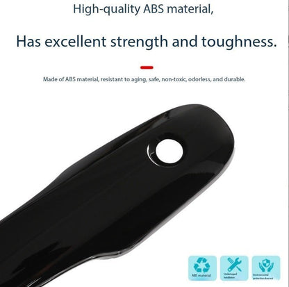 For 2018-2024 Toyota Camry GLOSS BLACK Door Handle Covers W/O Smartkey