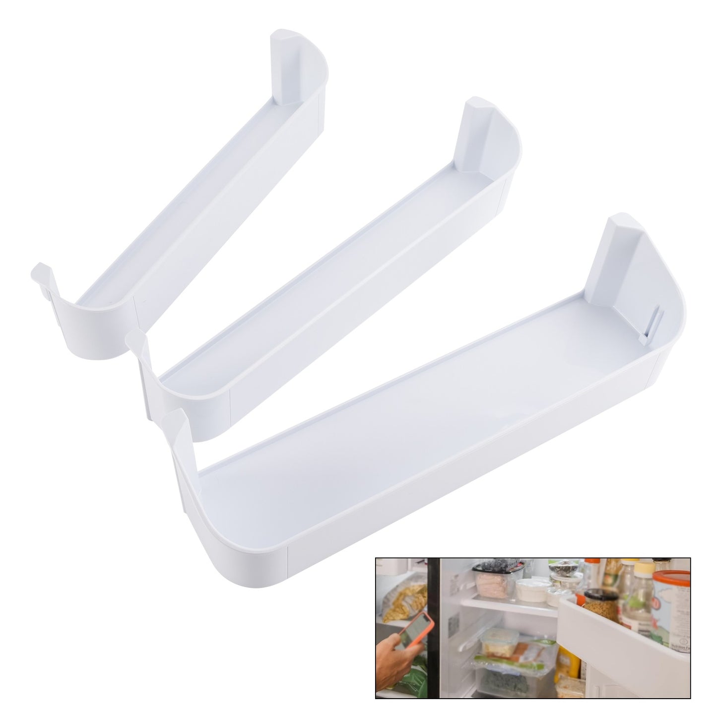 Replace Refrigerator Door Shelf Kit for Dometic Freezer/Upper/Bottom 29325760166