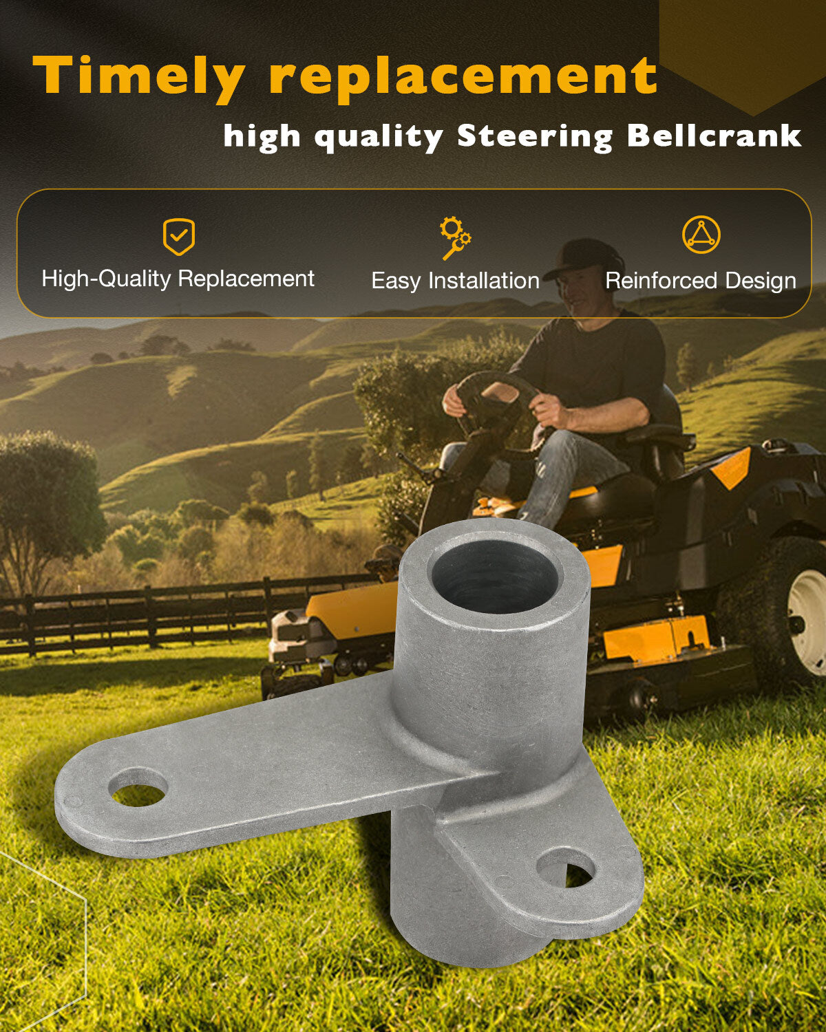 01008840 Steering Bellcrank Left Hand For Cub Cadet Z-Force 15 18 42 44 01008152