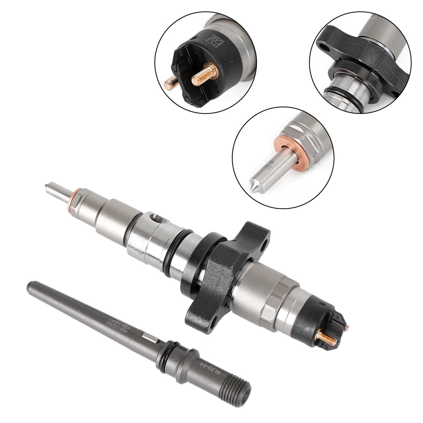 1PCS Common Rail Fuel Injector 0445120255 fit Dodge Ram 2500 2003-2004 Cummins Y
