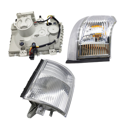 For Mitsubishi FUSO FE140 FE145 FE180 RH Headlight w/ Corner Lamp & Marker Light