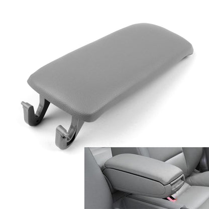 PU Leather & ABS Console Center Armrest Lid Fit For Audi A4 S4 A6 2000-08 Gray