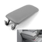 PU Leather & ABS Console Center Armrest Lid Fit For Audi A4 S4 A6 2000-08 Gray