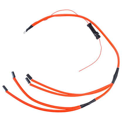 NEW 1200°F Insulated Glow Plug Harness Red FOR CHEVROLET GMC 6.5L Turbo Diesel