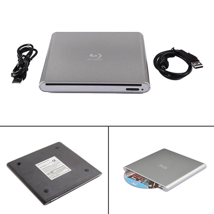 ??Player USB External BD-R BD DVD CD RW Disc Writer Laptop Movie Player