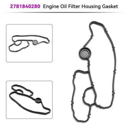 Engine Oil Filter Housing Gasket 2781840280 for Mercedes-Benz M278 V8 2014-2020