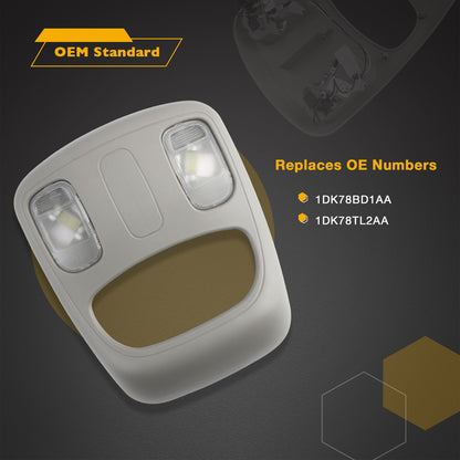 Overhead Console Housing Reading Light for 02-10 Ram 1500 2500 3500 1DK78BD1AA