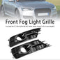 ??Pair Front Bumper Lower Light Cover Grille Fit AUDI A6 C7 2016-2018 W/ACC Hole