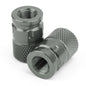 2pcs CNC Anti-Thief Tire Valve Stem Caps For Car Truck Bike Motorcycle