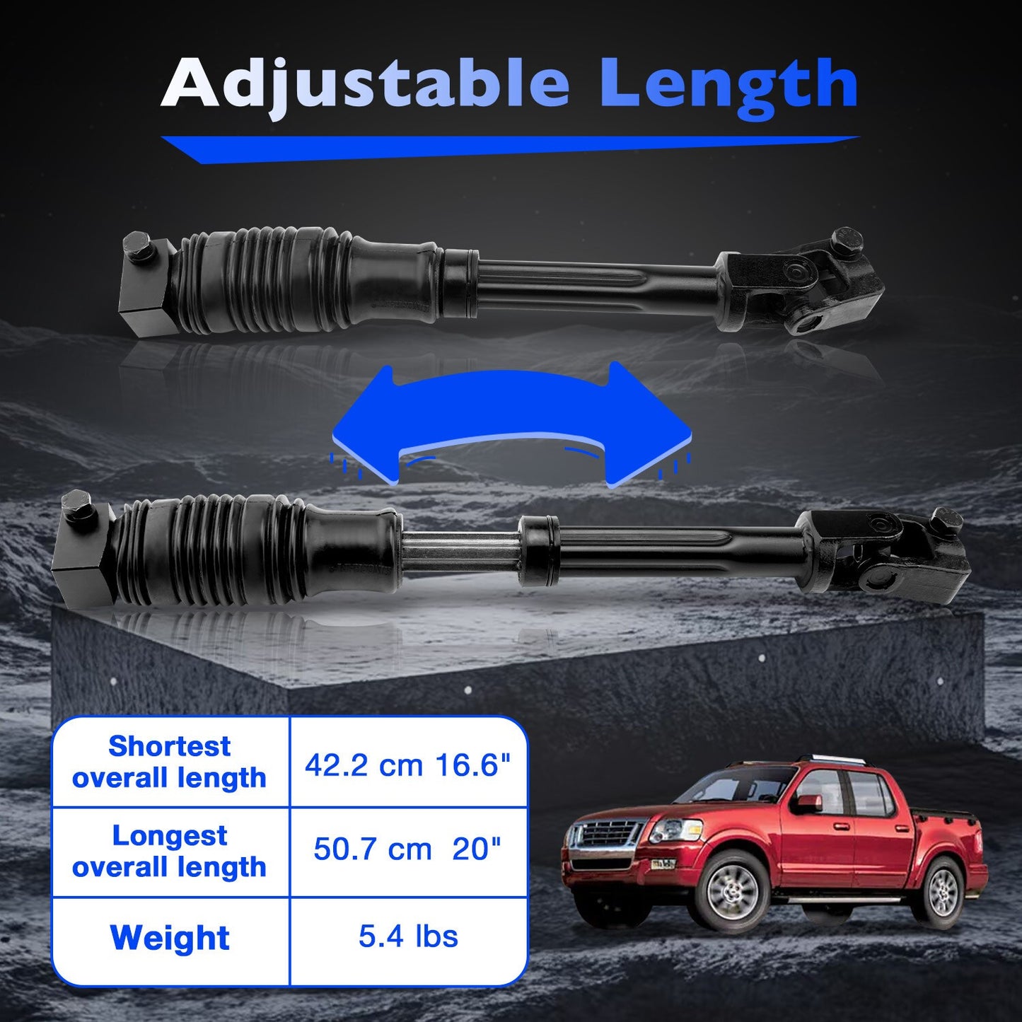 425-384 Steering Shaft Lower For 2002-2010 Ford Explorer Mountaineer 3L2Z3B676B