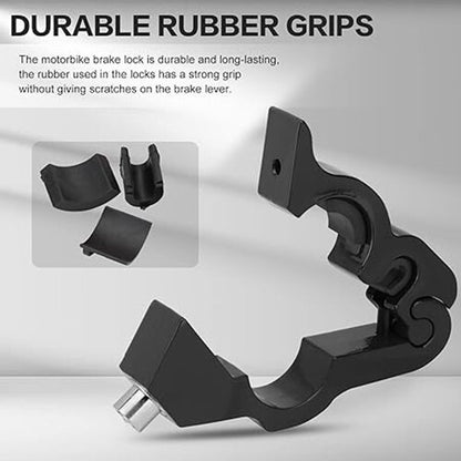 Motorcycle Handlebar Lock Anti-Theft Grip Throttle Security Bike Scooter ATV