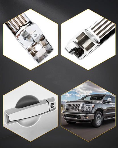 Exterior Door Handle Front Left & Right Side For 2004-2015 Nissan Titan INFINITI