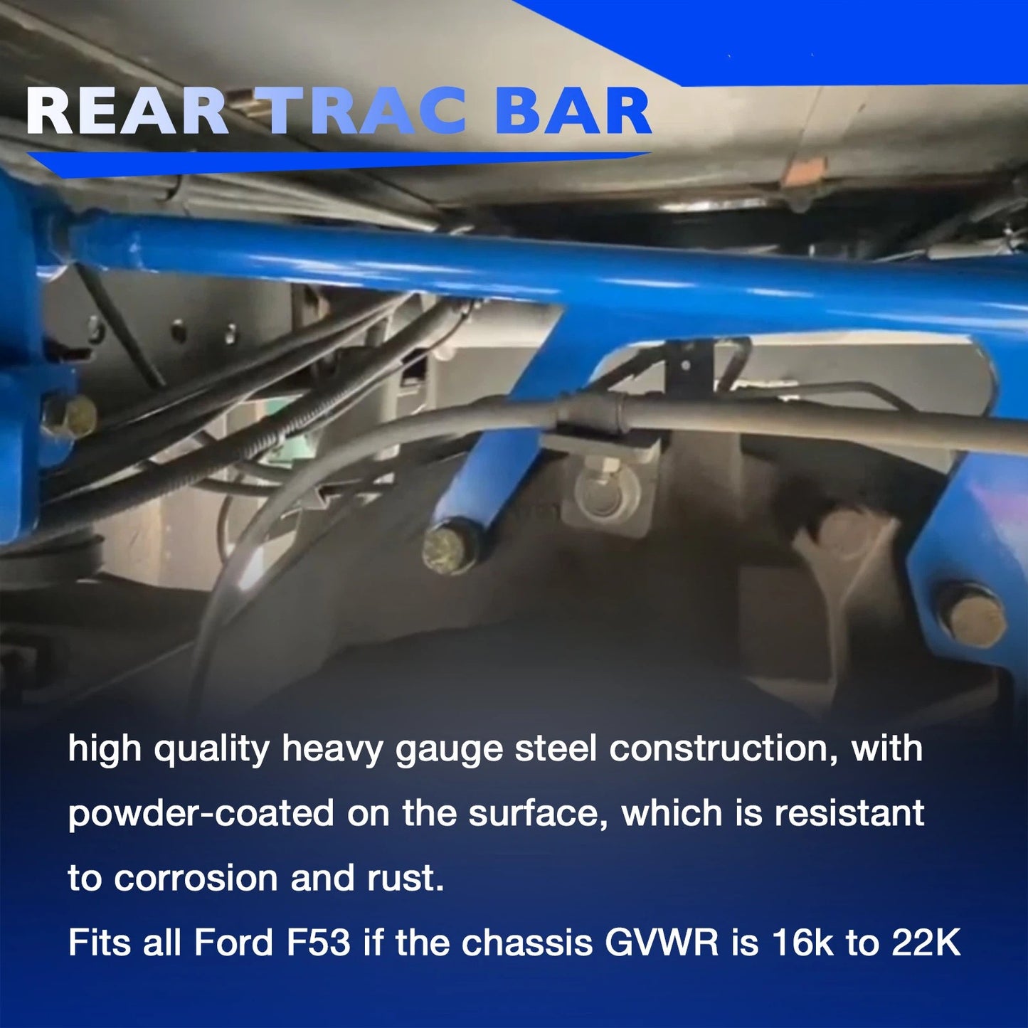 SS401 Rear Track Bar Adjustable Trac Bar for Ford F-53 V8 V10 Kodiak C4500 C5500