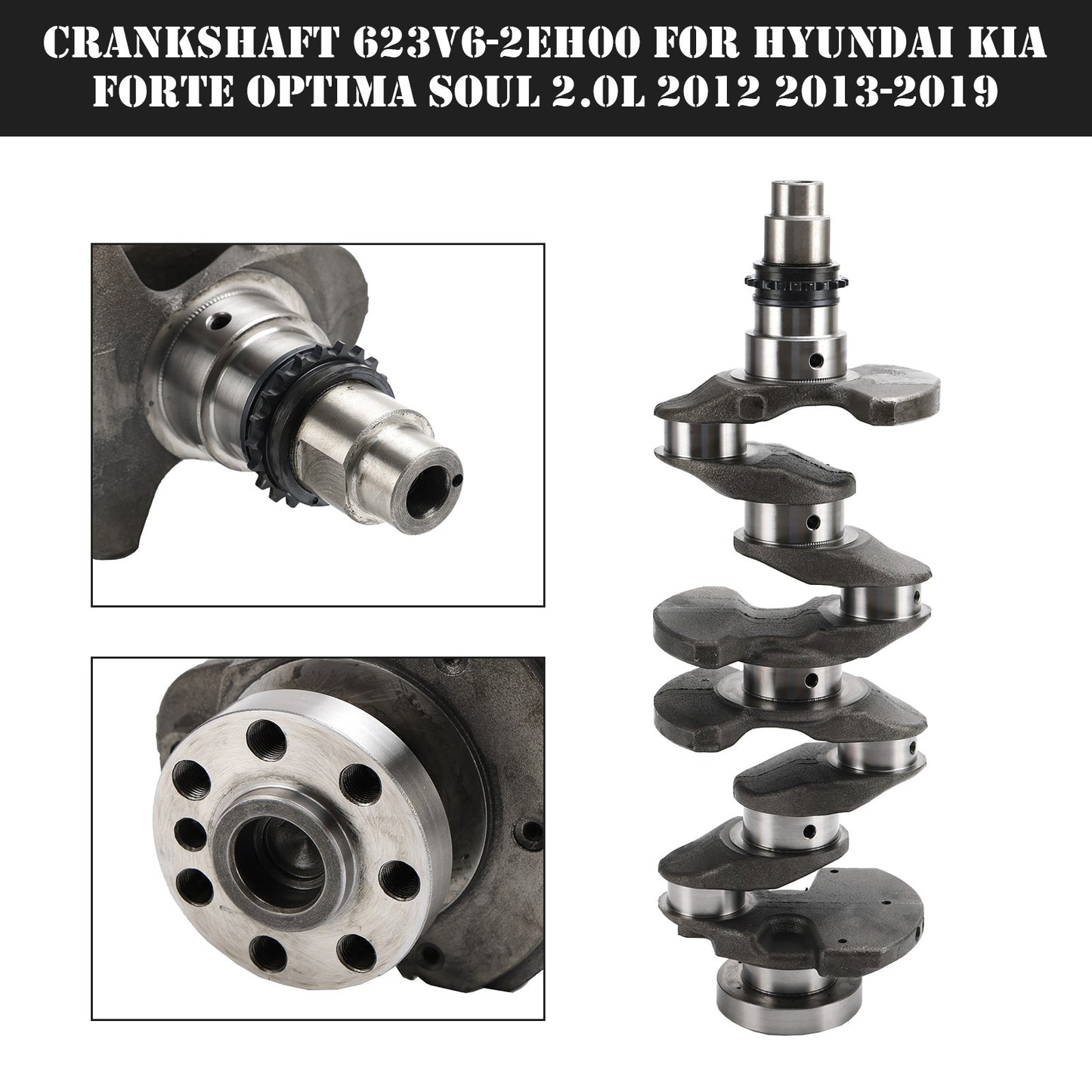 ??Crankshaft 623V6-2EH00 For Hyundai Kia Forte Optima Soul 2.0L 2012 2013-2019