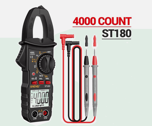 Solid Spare Digital Multimeter Tester AC DC Volt Amp Clamp Meter Auto Range LCD Handheld
