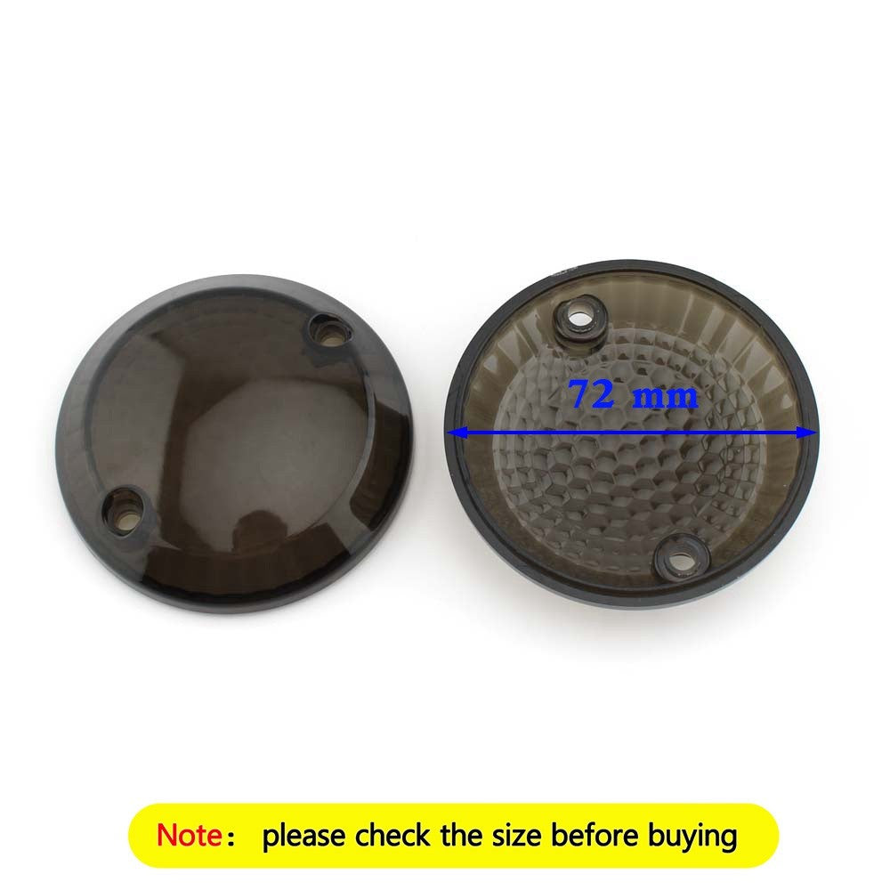 Turn Signal Light Lens Cover For Suzuki Cruisers Intruder 1400 VX800 Smoke UE