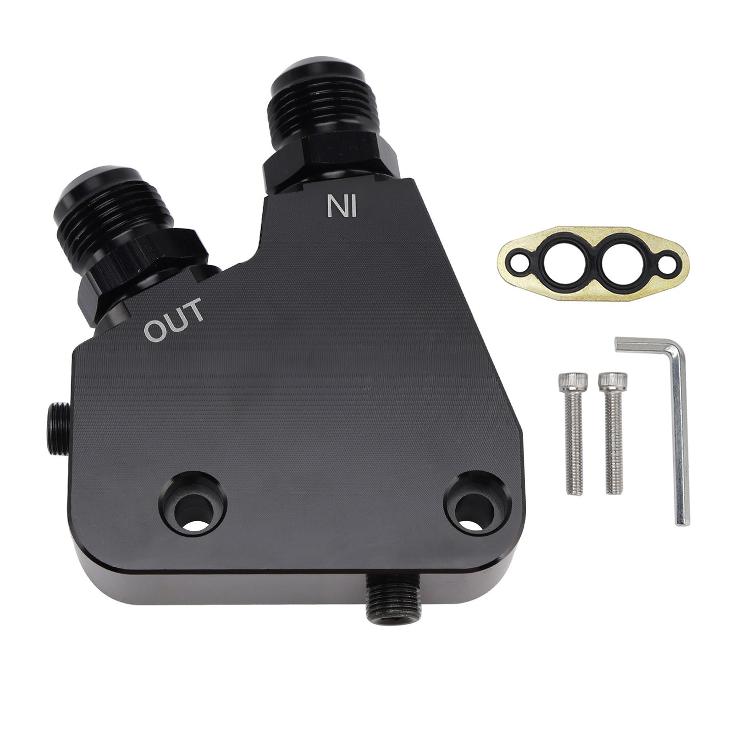 Engine Oil Cooler Adapter Kit For Corvette GM LS LS1 LS2 LS3 LS6 05-19 (5-Pack)