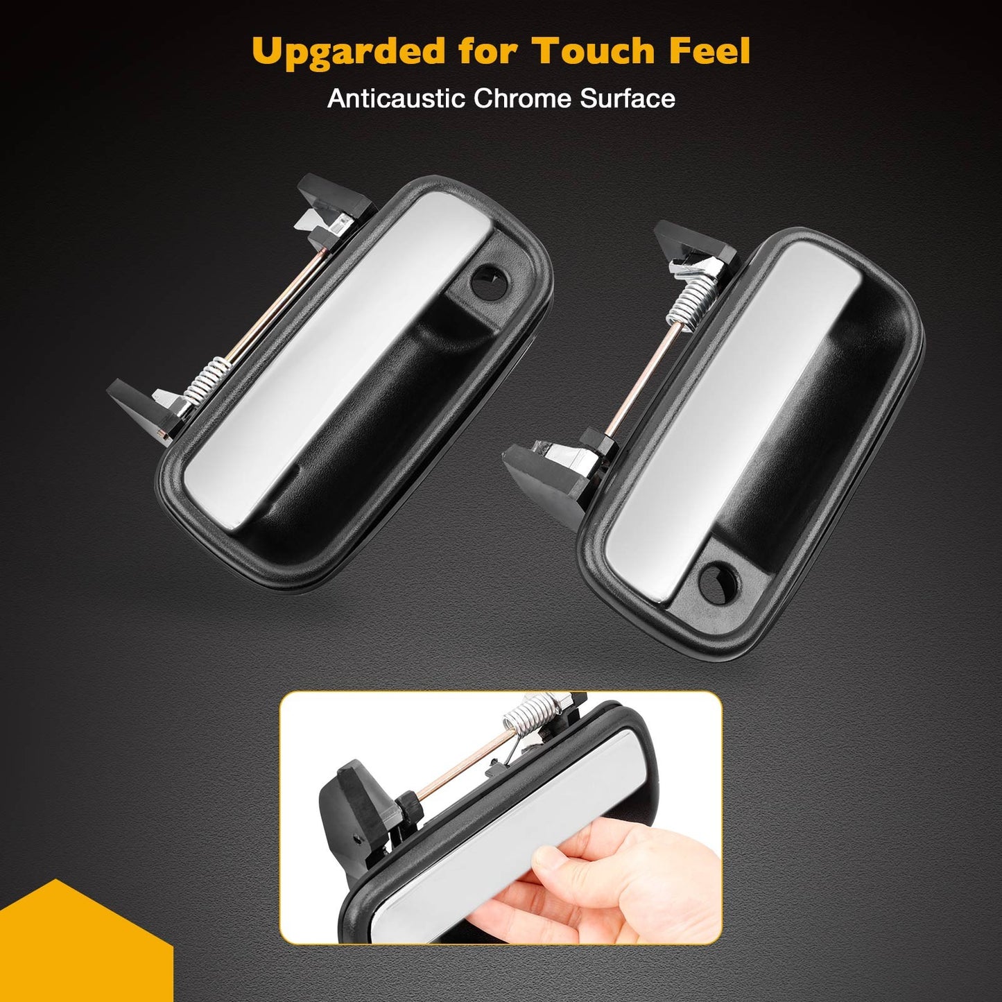 6922089111 Outside Exterior Door Handle Kit Fit 1989-1995 Toyota Pickup 4Runner