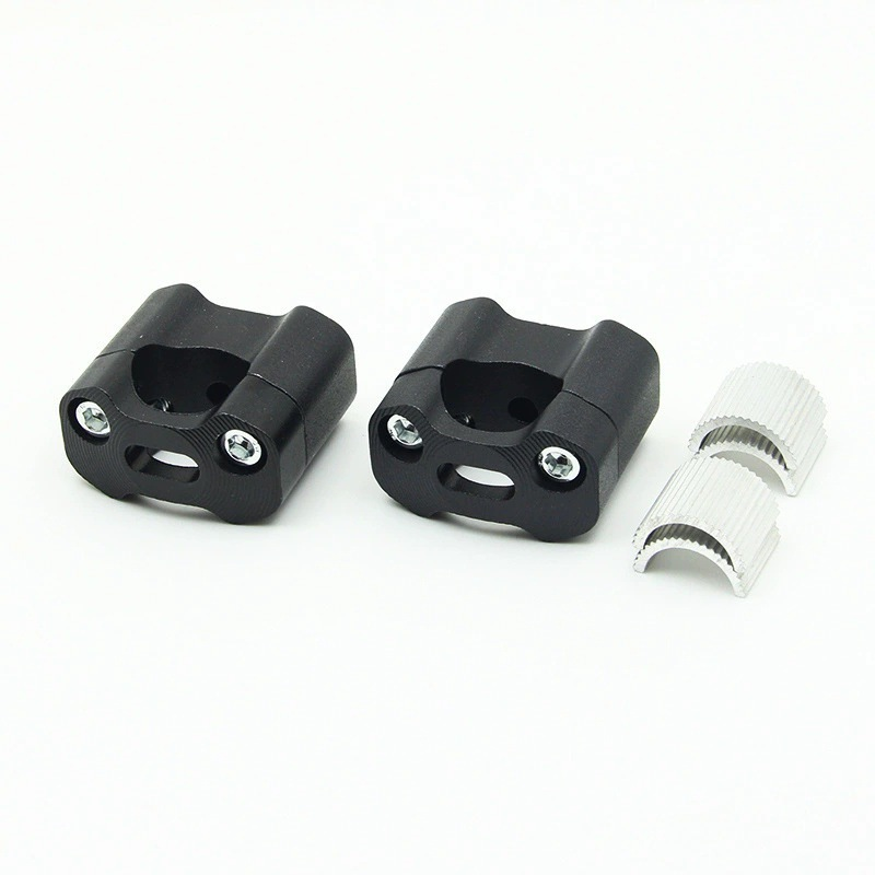 Motorcycle Handlebar Fat Bar Mount Clamps Risers Adaptor 7/8" 1/8" Dirt Pit Bike