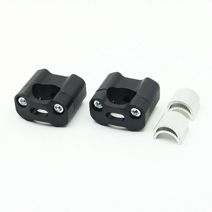 Motorcycle Handlebar Fat Bar Mount Clamps Risers Adaptor 7/8" 1/8" Dirt Pit Bike
