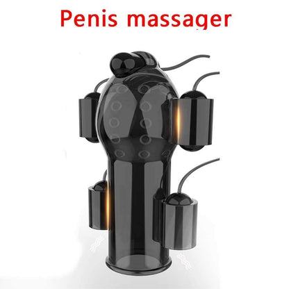 Vibrating Penis Head Massager Male Masturbator Glans Vibrator Sex Toys For Men