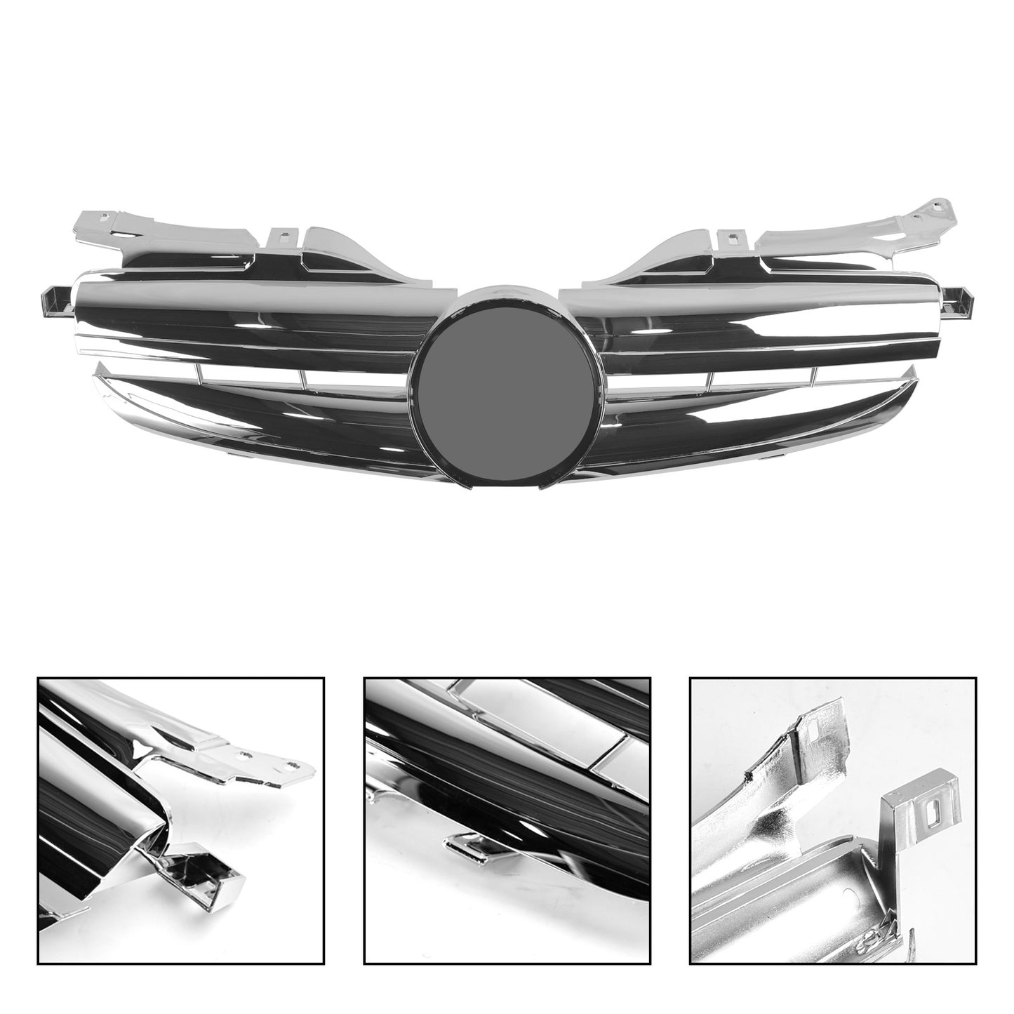 Front Bumper Grill Grille Fit Mercedes Benz SLK-Class R170 SLK200 SLK230 SLK320