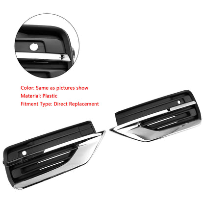 2PCS Front Bumper Fog Light Grille Fog Lamp Grille Fit Volvo XC90 2021-2024