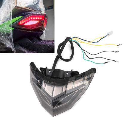Rear Brake Turn Signals Taillight for KAWASAKI Ninja 250R 300 2013-2017 Red