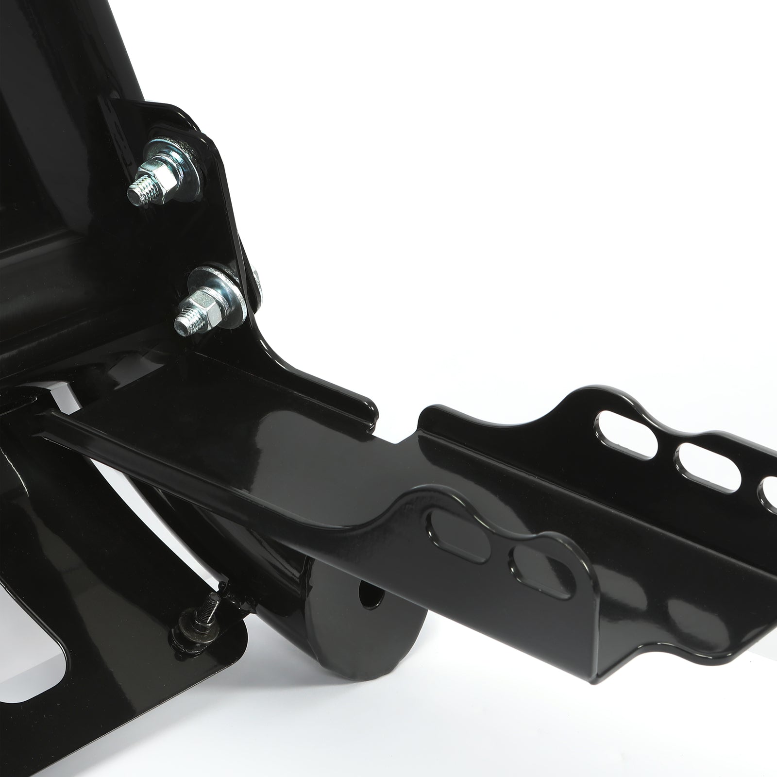 Solid Spare Bull Bar Push Bumper Grille Guard for 2007-2018 Chevy Silverado Sierra 1500 BLK