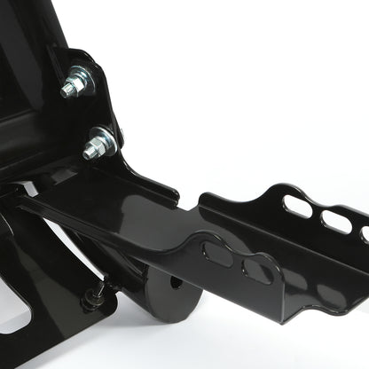 Solid Spare Bull Bar Push Bumper Grille Guard for 2007-2018 Chevy Silverado Sierra 1500 BLK