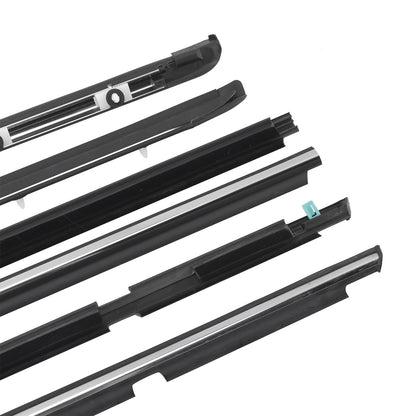 6pcs Quarter & Door Belt Moulding Weatherstrip For Toyota Lexus GX470 03-09