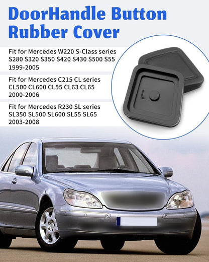 2Pcs For Benz SL R230 SL350 SL500 Keyless Go Door Handle Button Cover Repair Kit