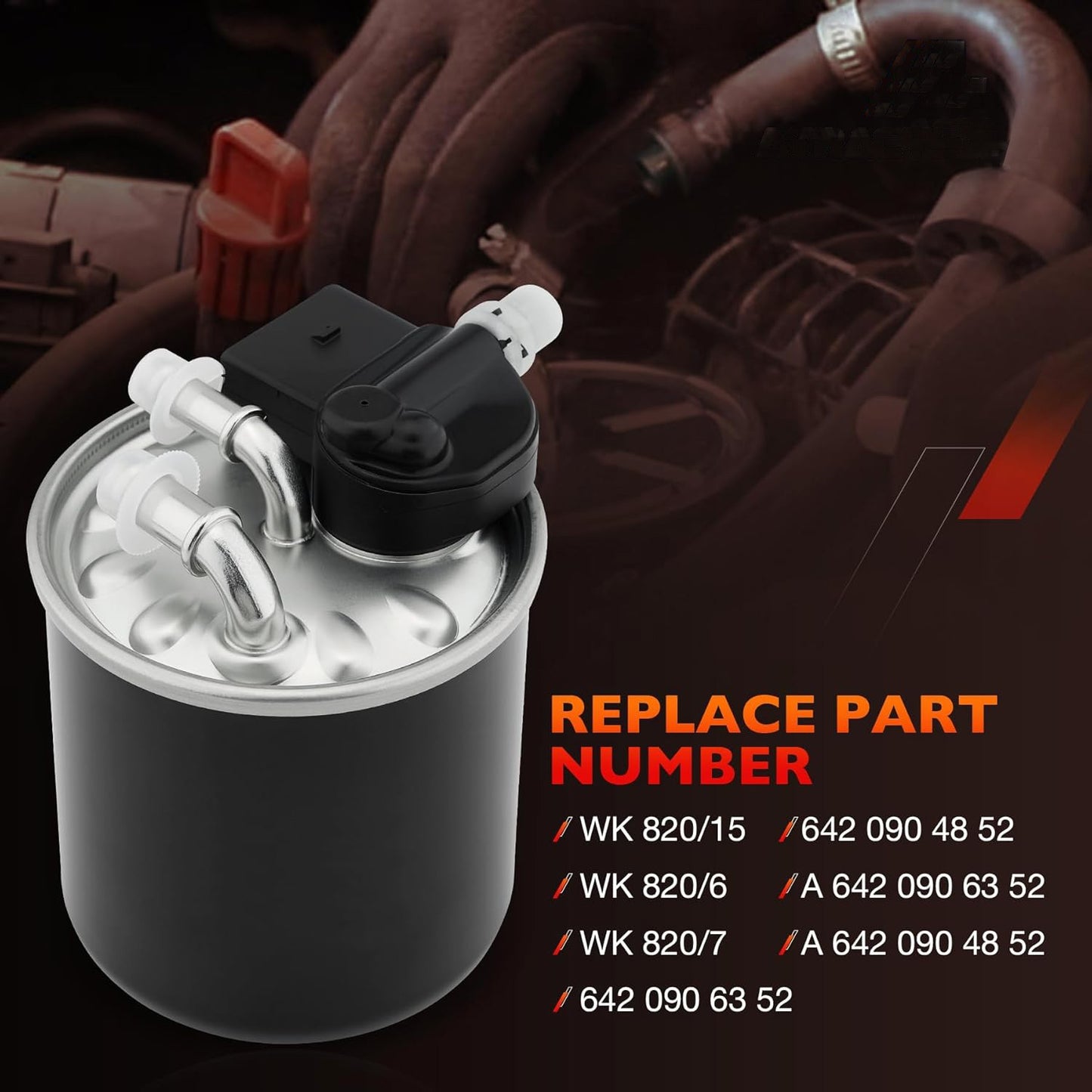 WK 820/15 Fuel Filter For Mercedes Benz E350 GL350 ML350 R350 S350 Sprinter 2500