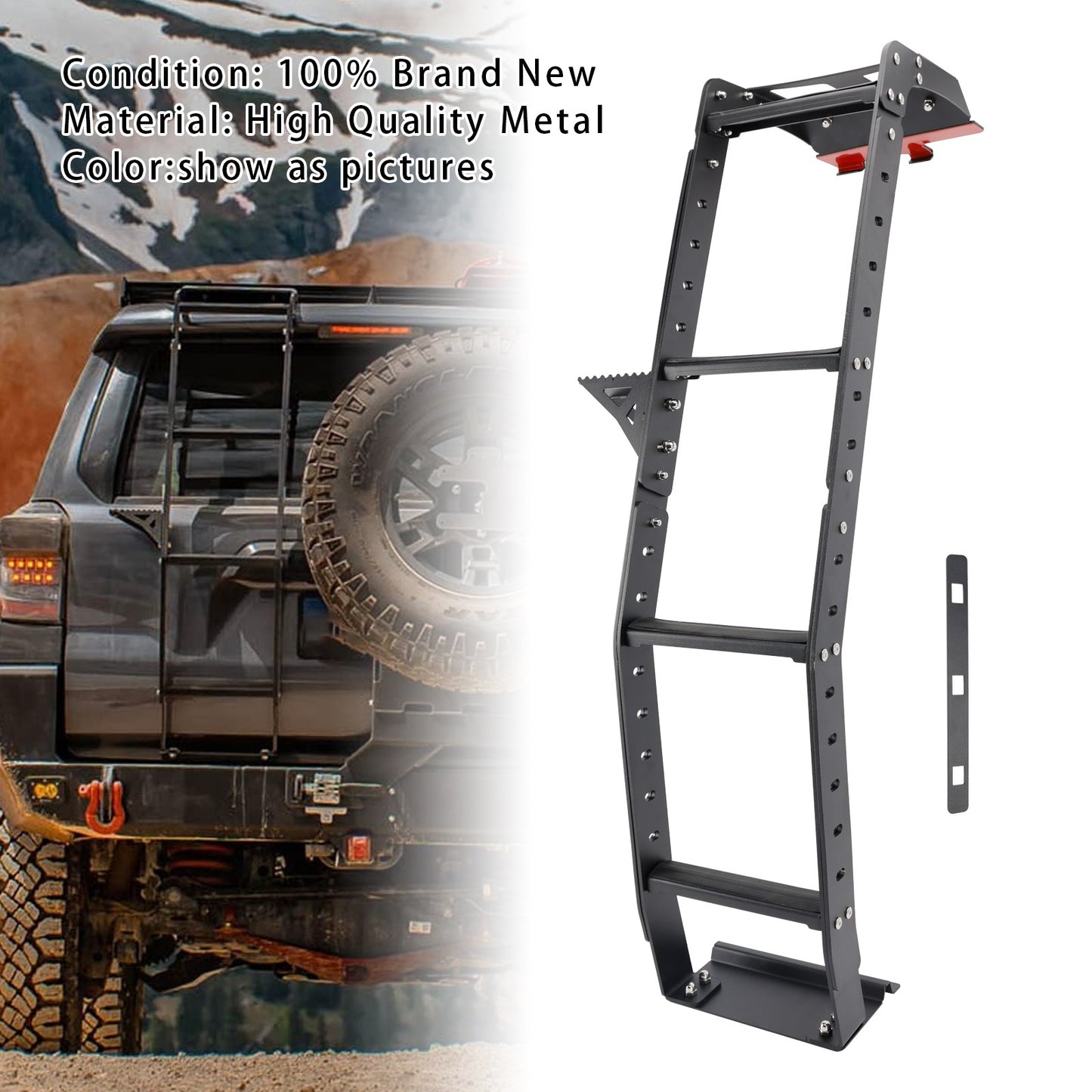 Rear Tailgate Ladder For Toyota 4Runner 2010-2020 5TH GEN 2010+