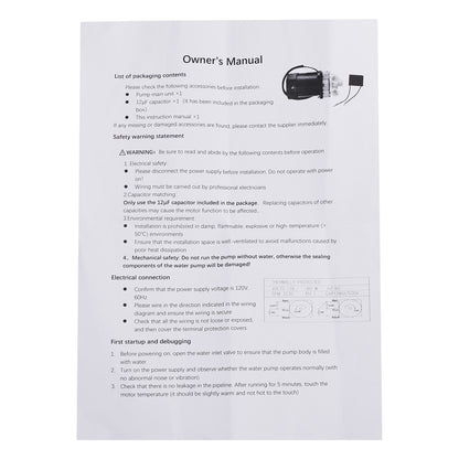 Ice Maker Machine Motor Replacement for Hoshizaki S-0731 Water Pump Motor*