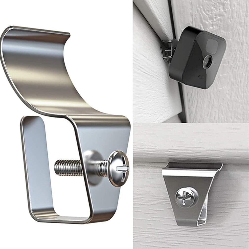 10Pcs No-Hole Needed Vinyl Siding Clips Hooks Heavy Duty Hanger Security Camera