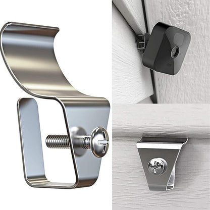 10Pcs No-Hole Needed Vinyl Siding Clips Hooks Heavy Duty Hanger Security Camera
