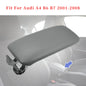 Gray Leather Armrest Centre Console Lid For Audi A4 B6 B7 2001-2008 8E0864245E