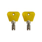 (2) Ignition Key For Clark Yale Hyster Forklift - 2368655, 2782017, 7004147