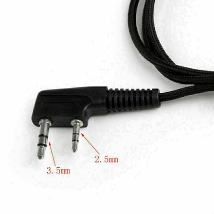 ??️5x Heavy Duty Overhead Headset Boom Mic PTT For Kenwood Puxing Baofeng Radio