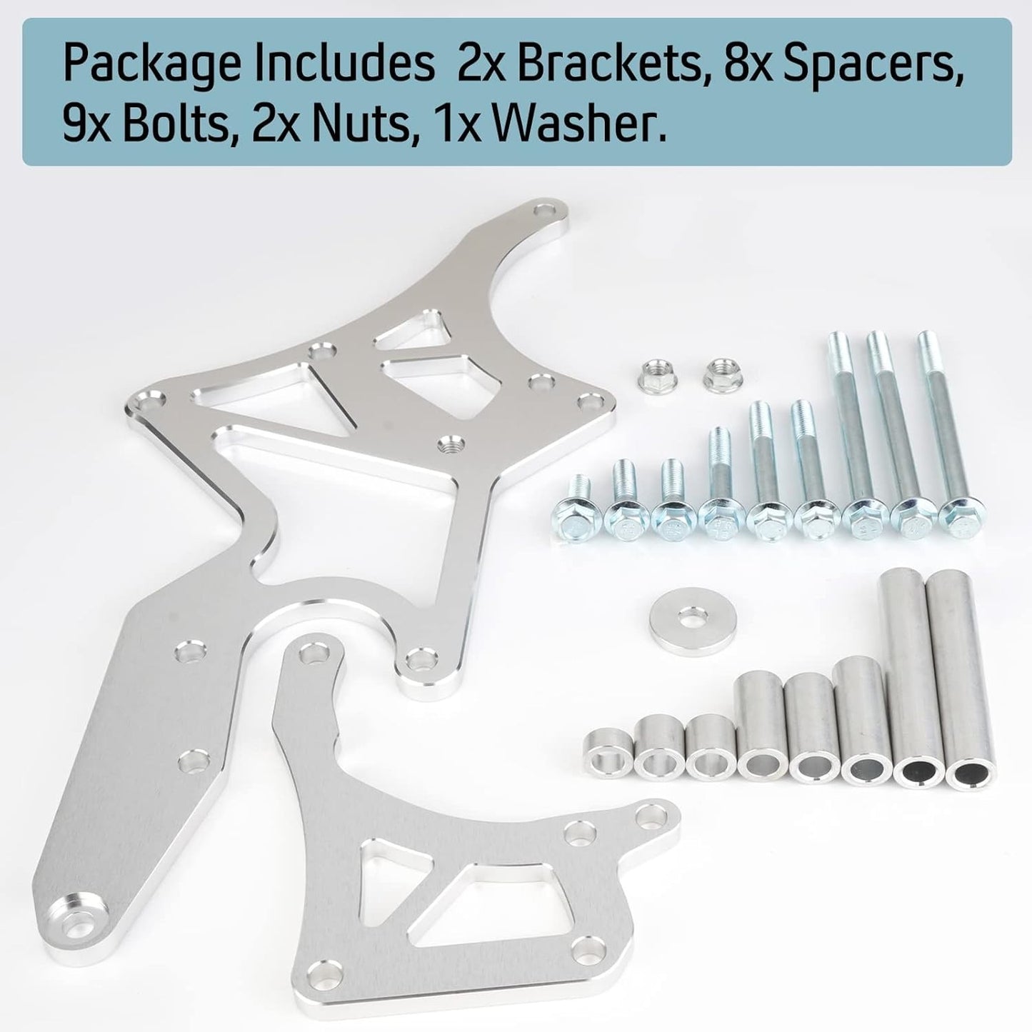 New LS Engine Serpentine Bracket Alternator Power Steering Pump Swap Conversion