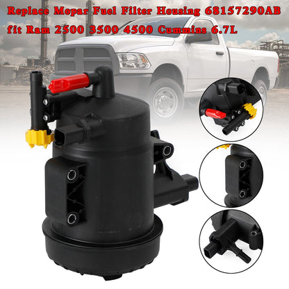Replace Mopar Fuel Filter Housing 68157290AB for Ram 2500 3500 4500 6.7L Cummins
