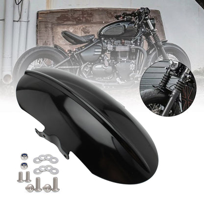 Short Front Mudguard Fit For Bonneville Speedmaster Bobber Black 1200 2018-21