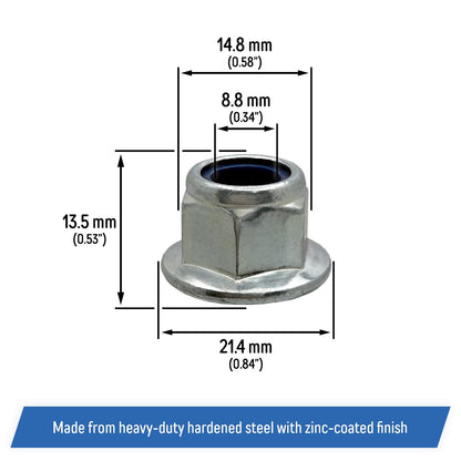 Lock Nut 10mm for John Deere Sabre SABO, Great Dane, Scotts, ATV/UTV 14M7400