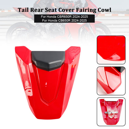 Rear Tail Seat Fairing Cover For Honda CBR650R CB650R 2024-2025 Red